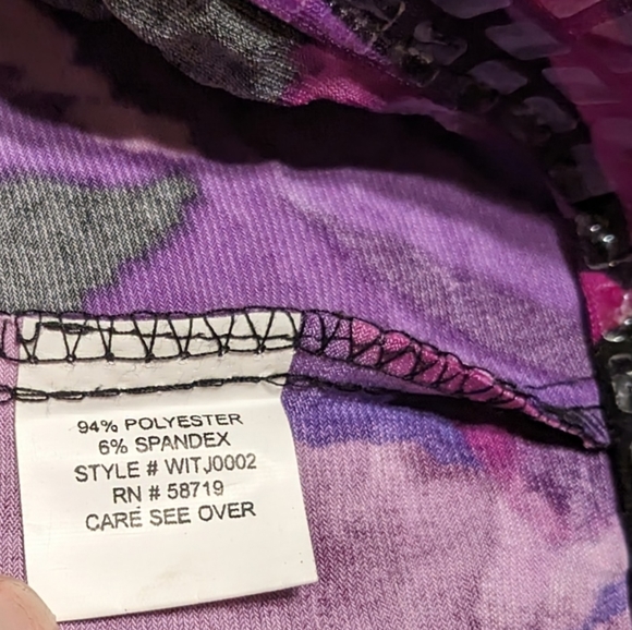 Notations, NWOT, Women's, Button Front, Lightweight, Shimmering Shacket, Size 3X - Picture 8 of 10